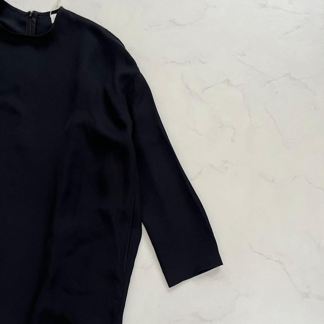 新品タグ付き　kagure アセテートワイドワンピース　25SS