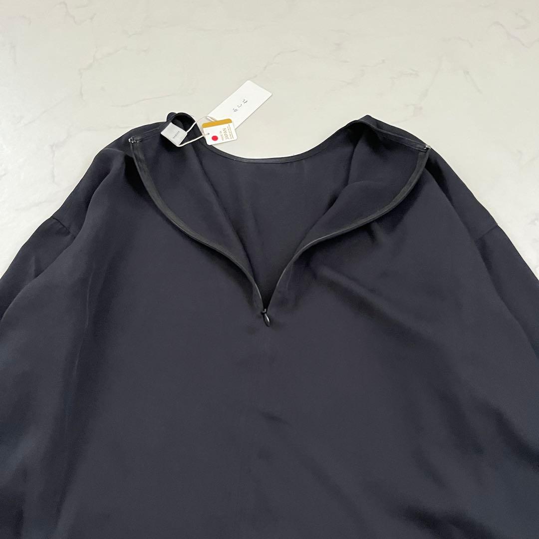 新品タグ付き　kagure アセテートワイドワンピース　25SS