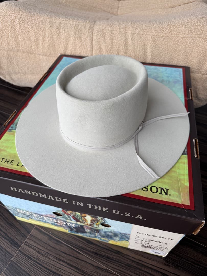 Stetson Dodge City 7X シルバーベリー 新品