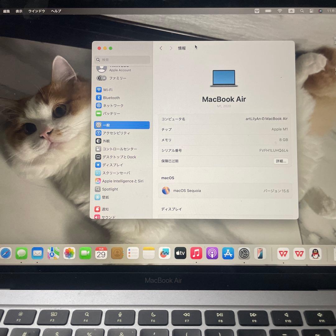 MacBook本体 Apple MacBook Air (M1) 8GB