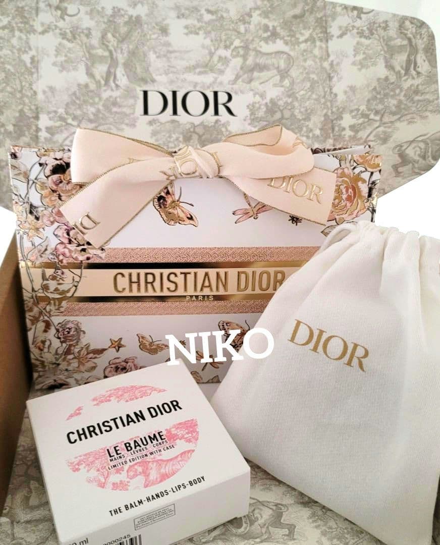 ディオール ルボーム ホルダー付 ケース DIORポーチ ギフトバッグ 限定品