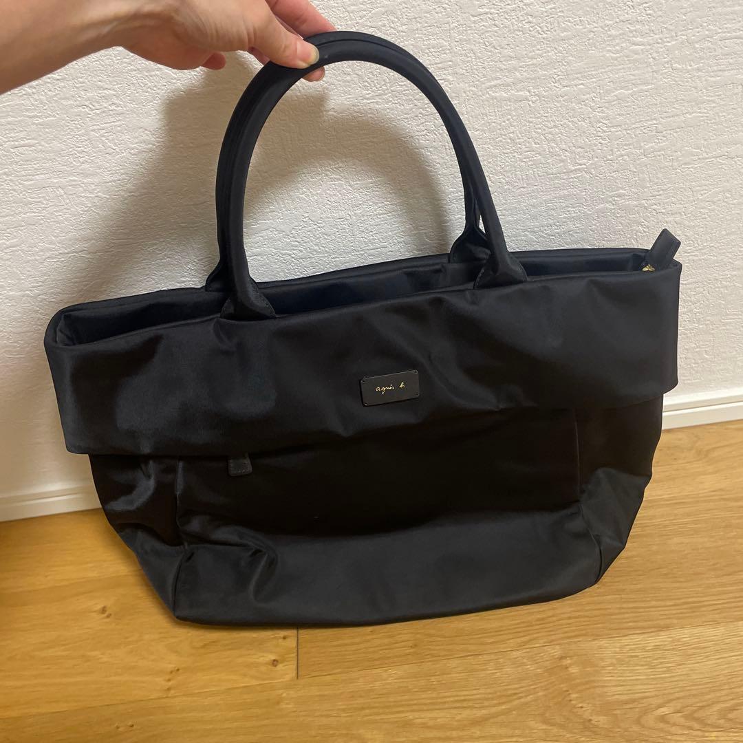 アニエスベー トートバッグ ナイロン
