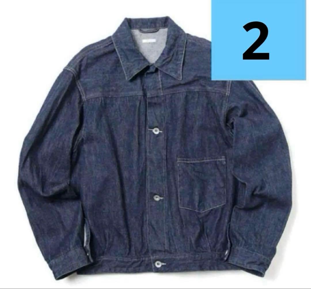 COMOLI デニムジャケット サイズ2 20AW ネイビー インディゴ
