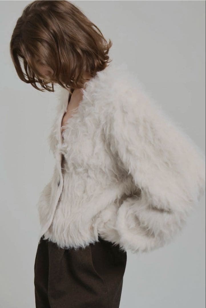 【美品】THETOE Eltz Shaggy Cardigan カーディガン