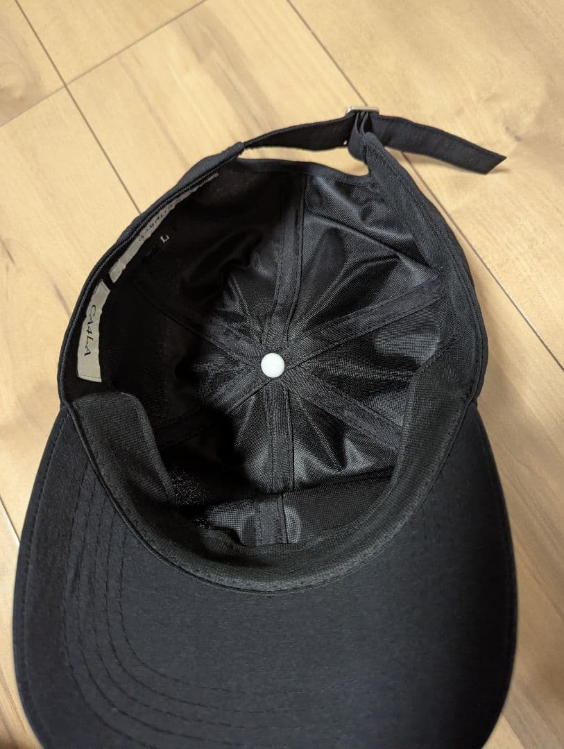 【VICTIM×CA4LA】ベースボールキャップ ブラック 大きめ L