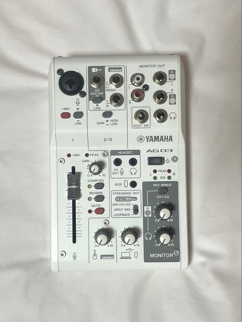 まい YAMAHA ag03mk2 ホワイト