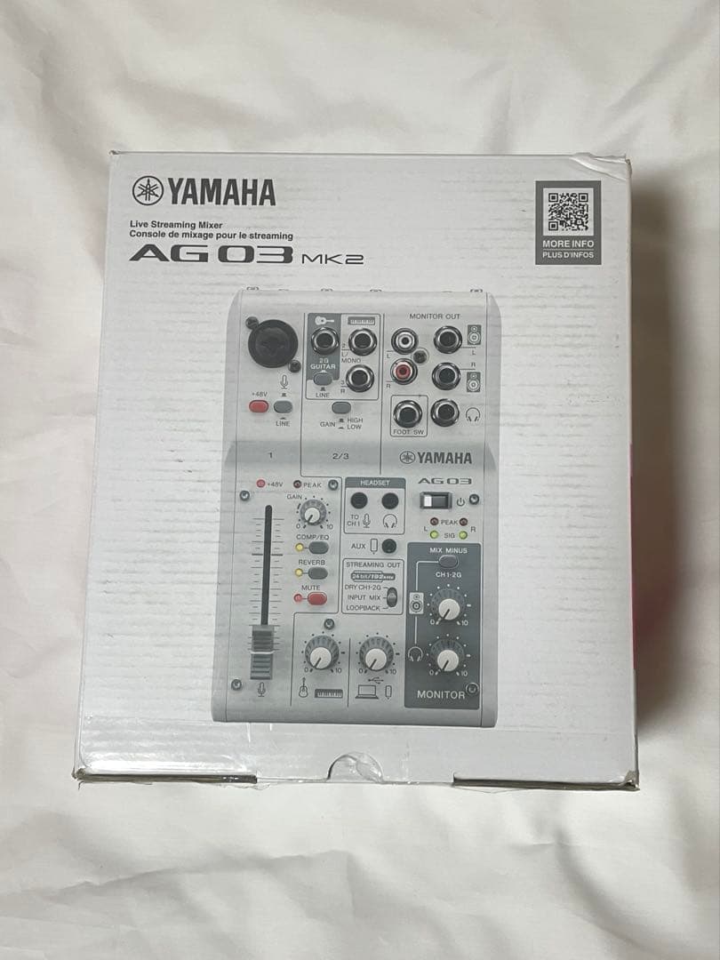 まい YAMAHA ag03mk2 ホワイト