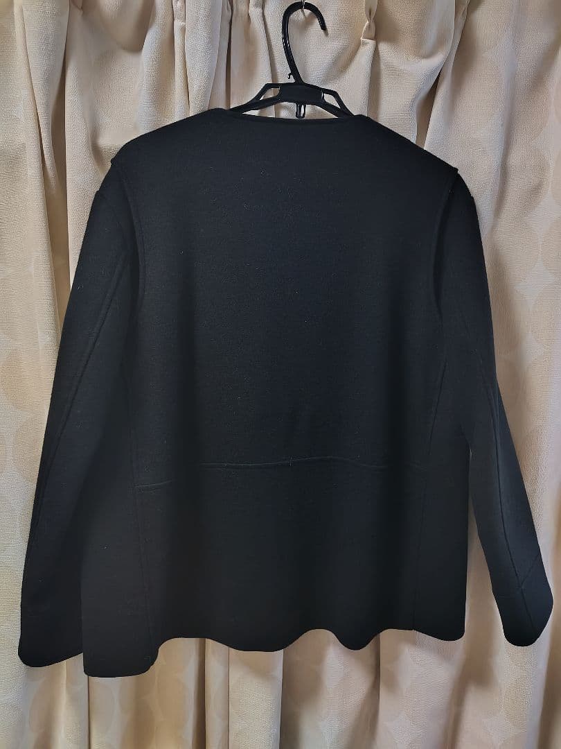 CULLNI ノーカラーブルゾン ブラック 2