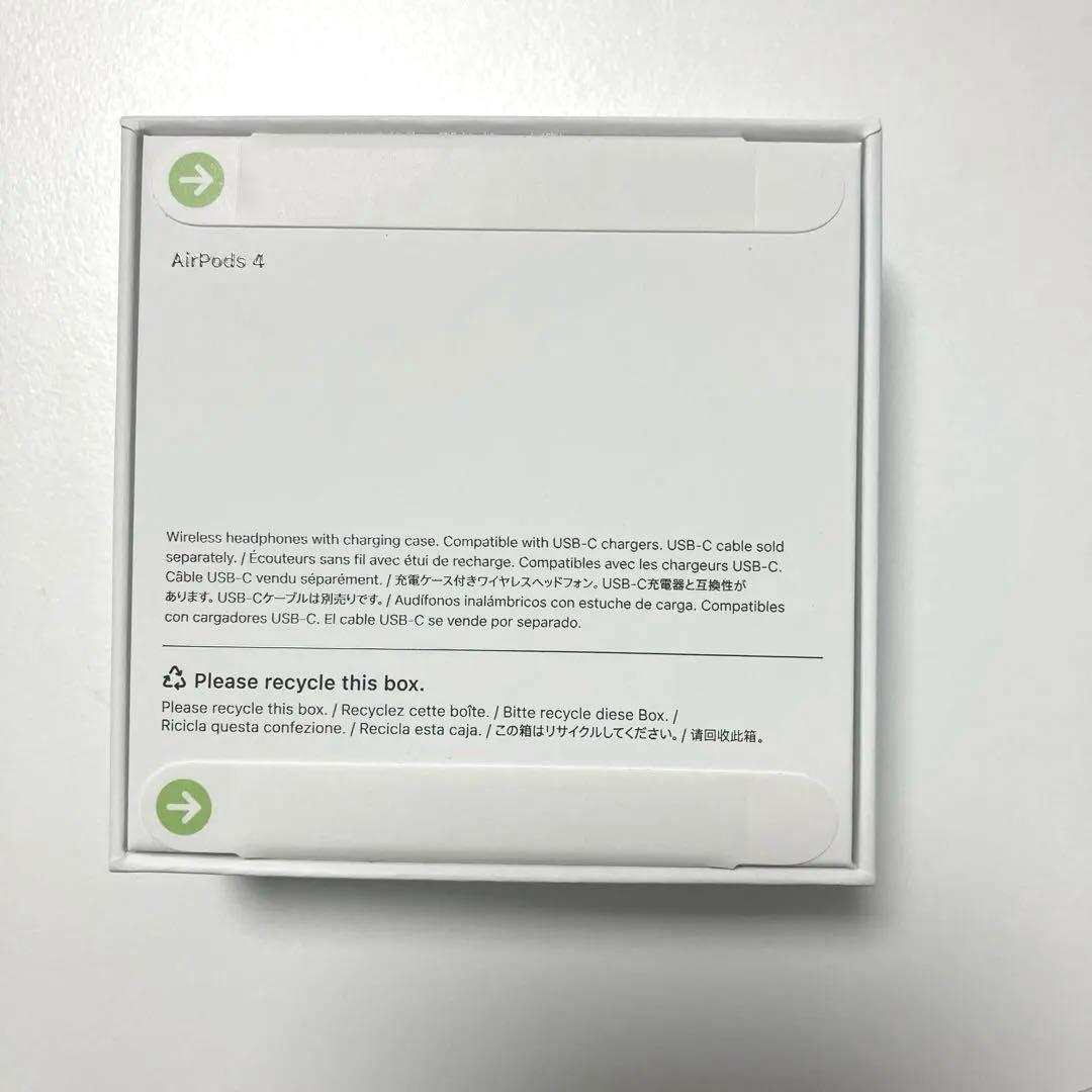 週末セール【正規品未使用】AirPods 4 本体 ノイキャン無し