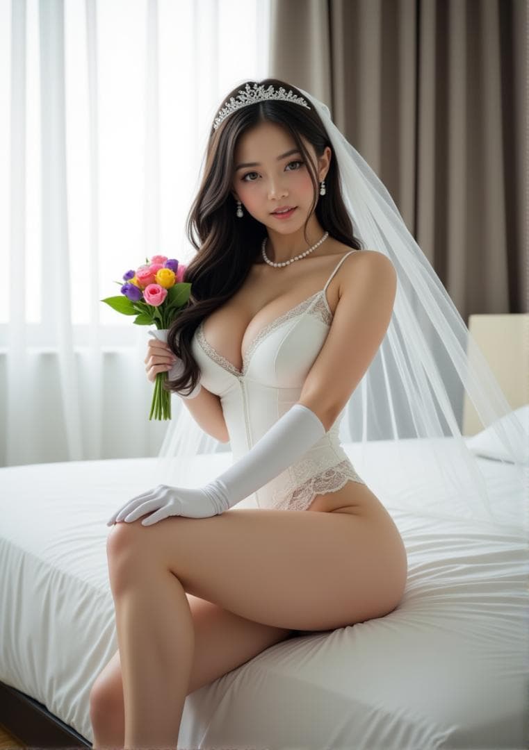 A4ポスター AI美女 グラビア アート　10点セット (A1111-01)