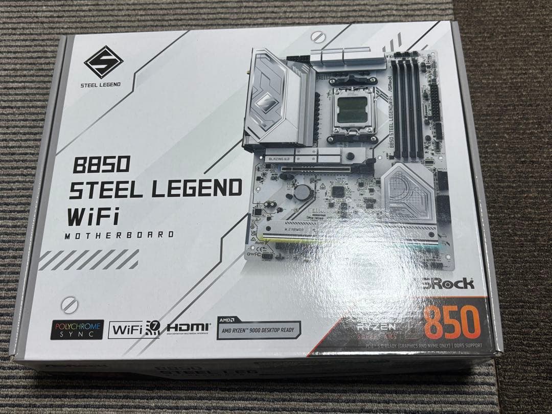 ASRock B850 STEEL LEGEND WiFi マザーボード