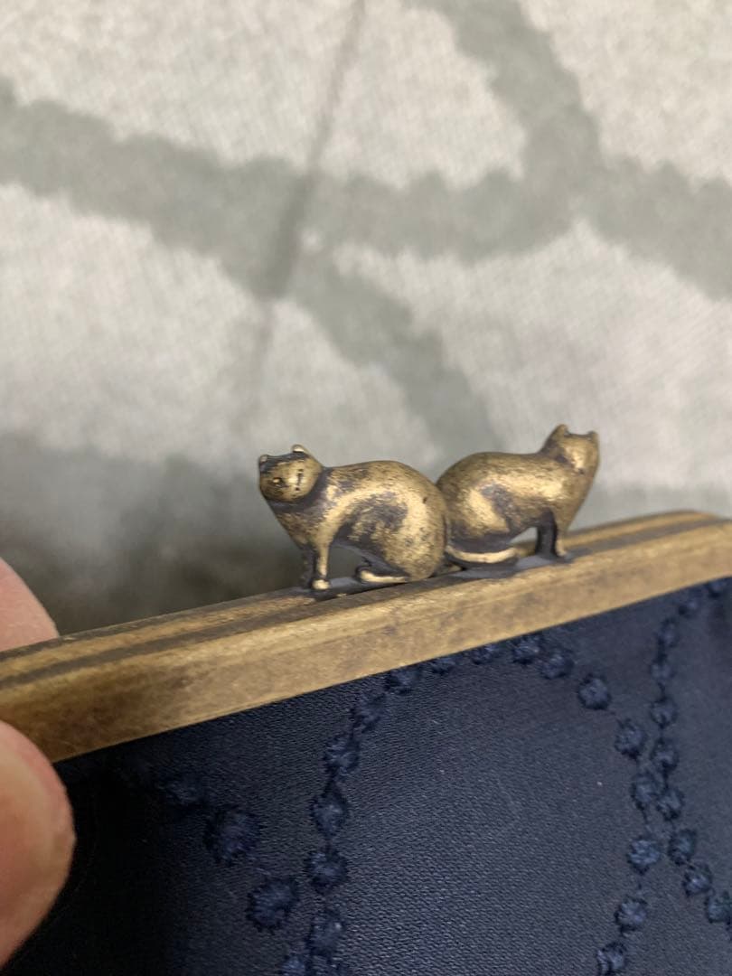 あかいくるまです　ミナペルホネンタンバリンダークネイビーカドルパース