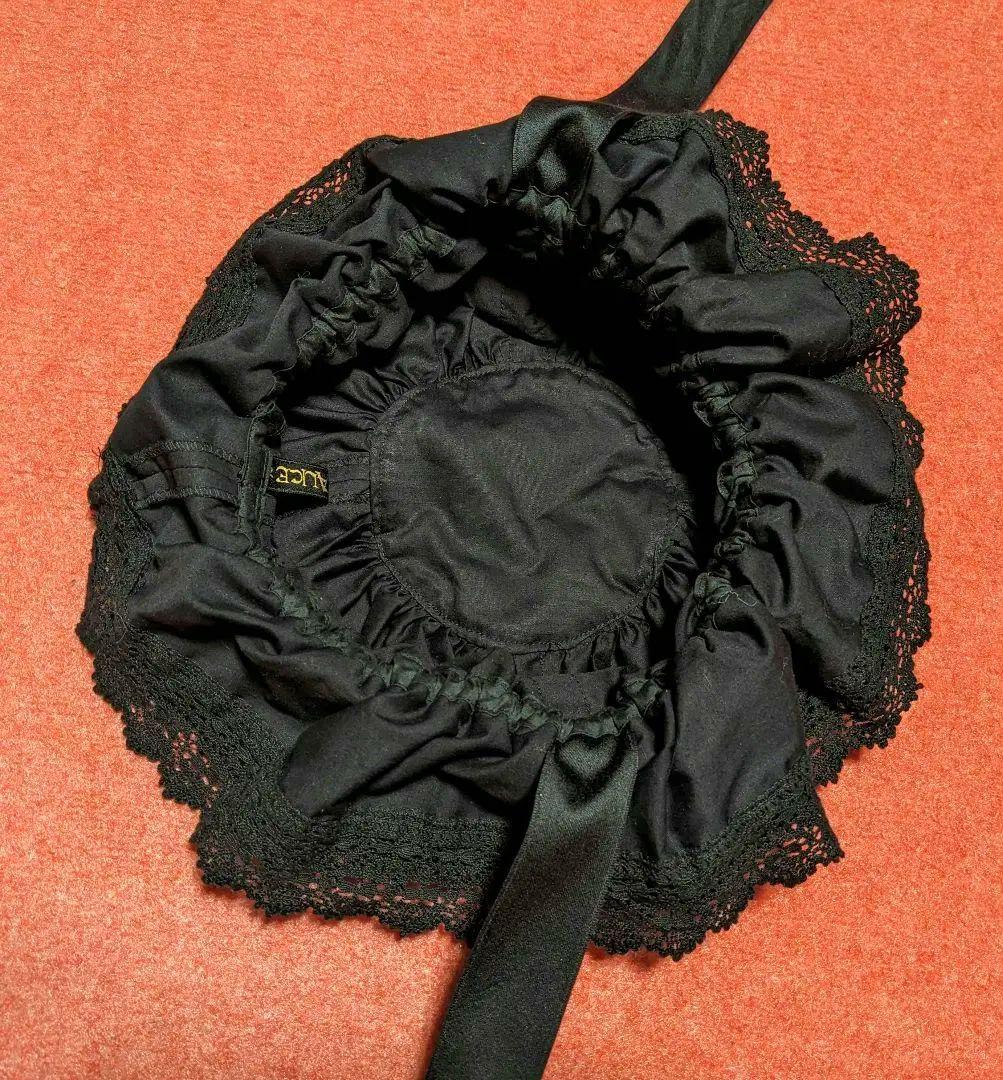 ALICEandthePIRATES メイドキャップ Black