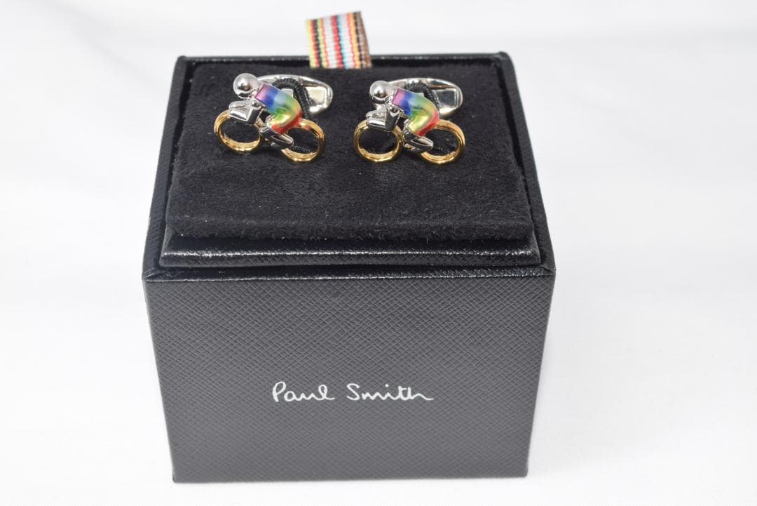 新品☆Paul Smith カフス カフリンクス☆自転車・ロードバイク☆マルチ