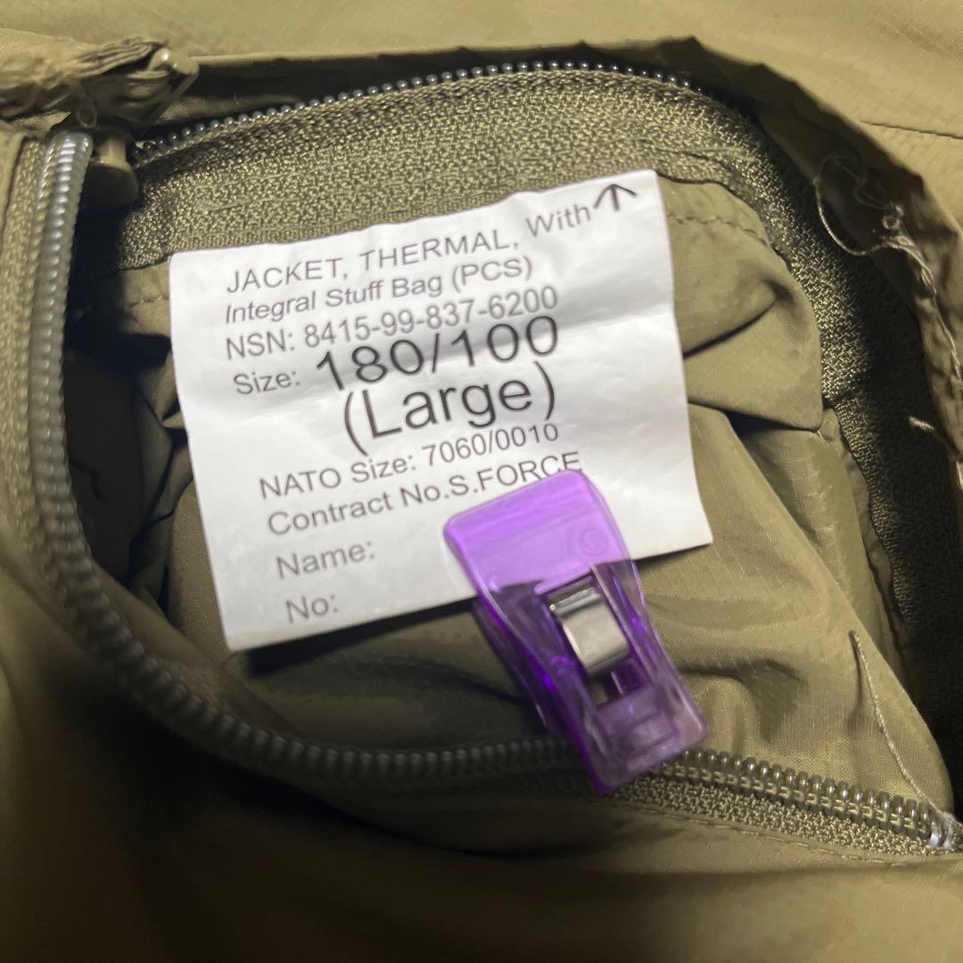 イギリス軍　PCSサーマルジャケット