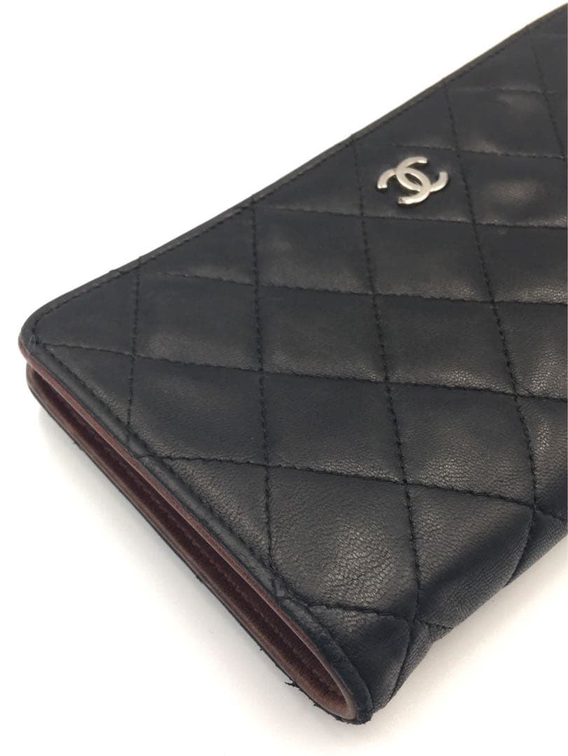 シャネル　マトラッセ　長財布