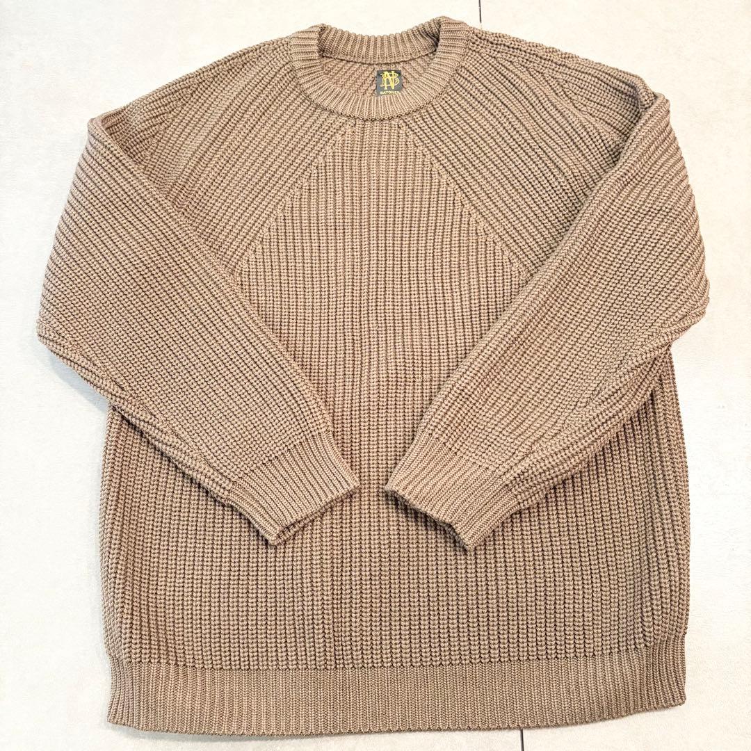 ［未使用級］バトナー　ブラウン ニット セーター サイズ3