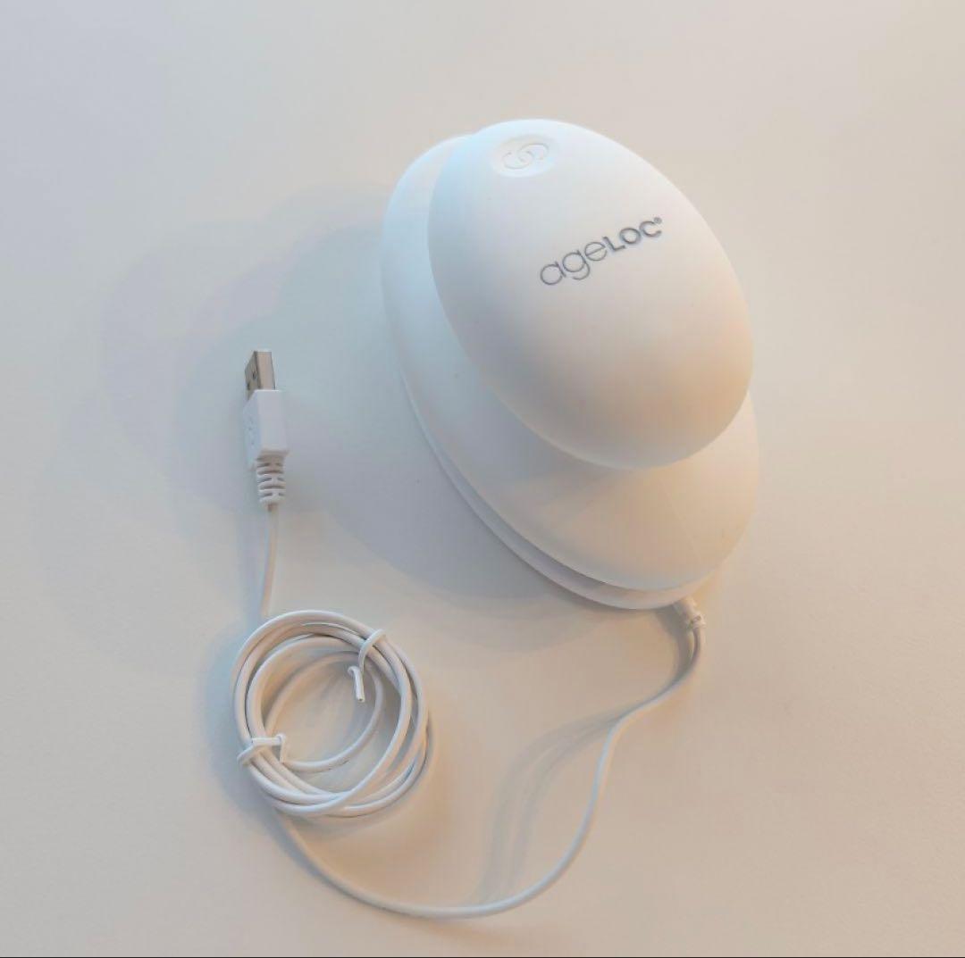 ウェルスパiO ageLOC 美顔器 USB充電式 ホワイト