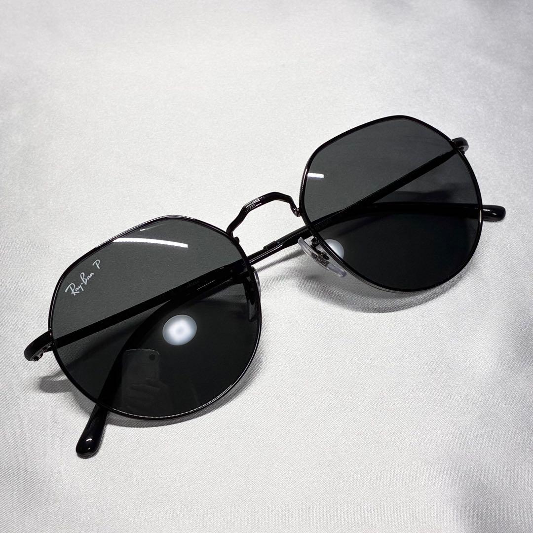 RB3565 JACK 002/48 レイバン 偏光サングラス メタル ブラック