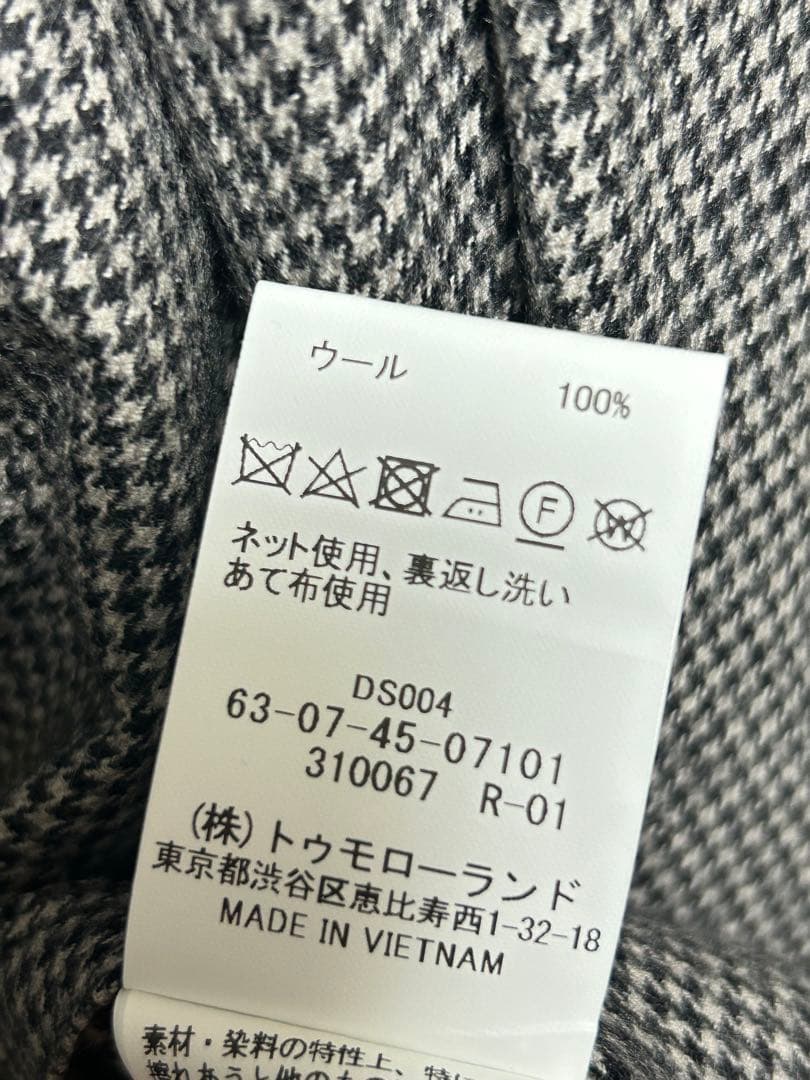 完売品 未使用品TOMORROWLAND ウールジャケット