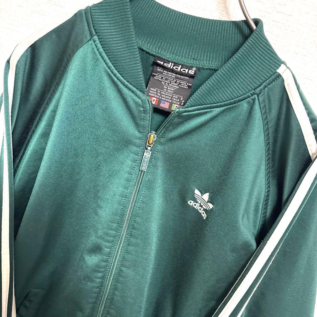 80s万国旗タグ adidasアディダス トラックジャケット ジャージ希少カラー