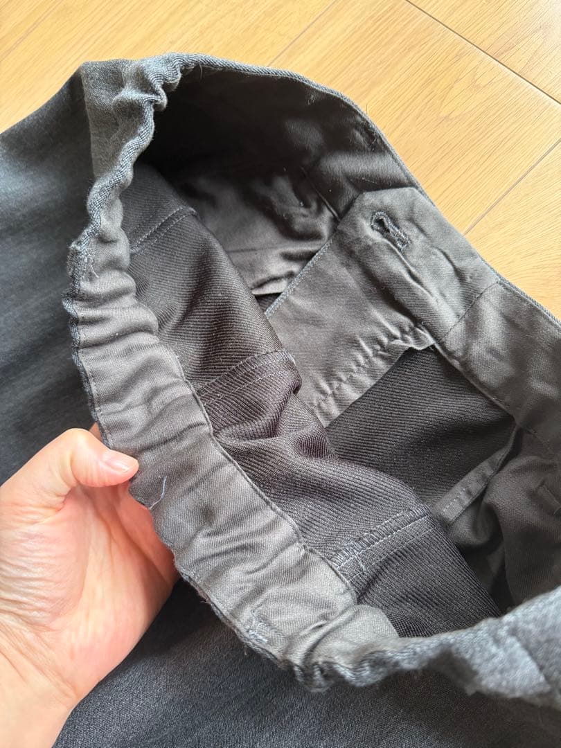 カレンソロジー　ダブルクロスパンツ　グレー　38サイズ