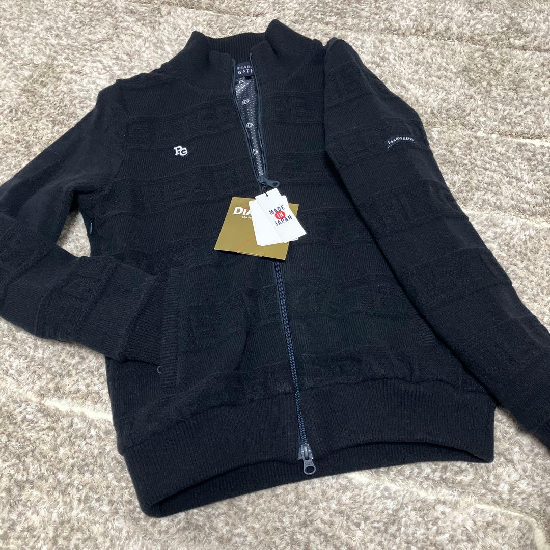 【新品】PEARLY GATES ロゴフルジップ ニットブルゾン0