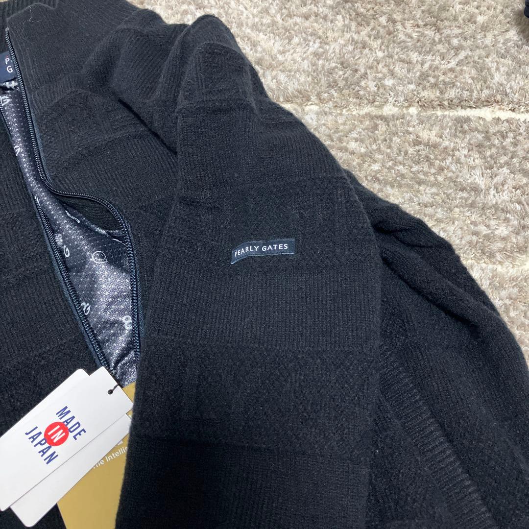 【新品】PEARLY GATES ロゴフルジップ ニットブルゾン0