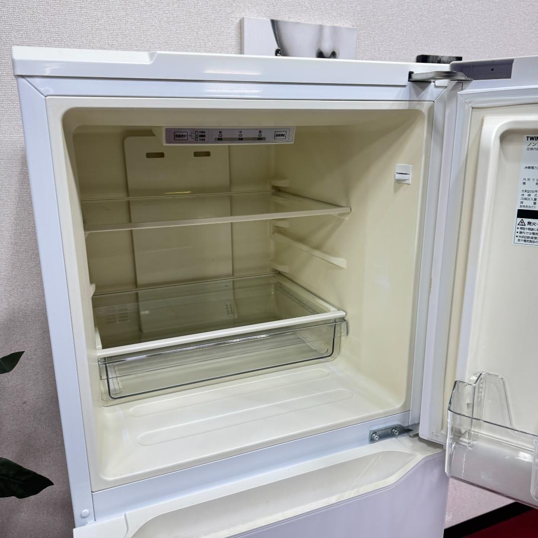 23区送料無料　ツインバード3ドア冷蔵庫2018年製199L　洗浄/除菌済み