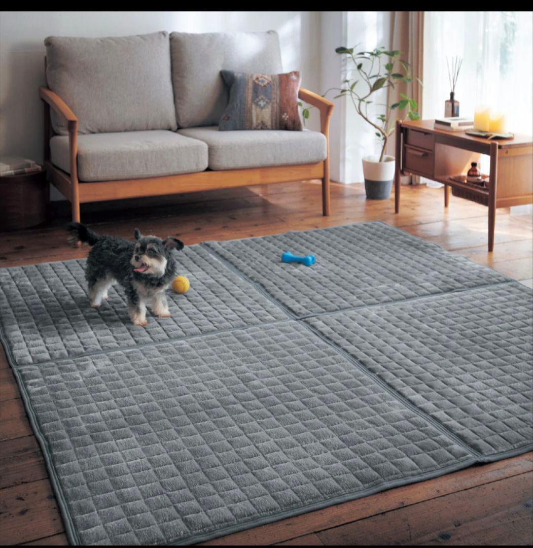 ベルメゾン・吸湿発熱プラス・マイクロファイバーの洗える撥水ジョイントマット