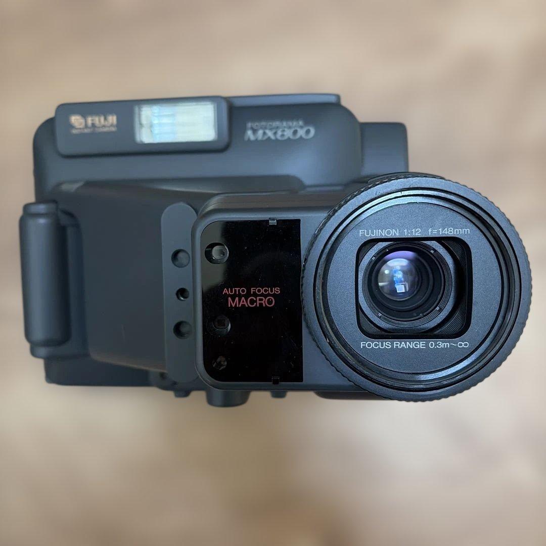 FUJI FOTORAMA MX800 マクロストロボ付きインスタントカメラ