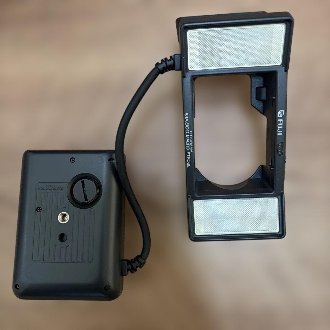 FUJI FOTORAMA MX800 マクロストロボ付きインスタントカメラ