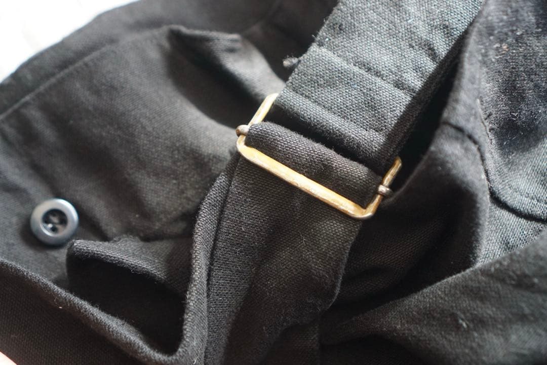 実物　40s フランス軍　M-38 モーターサイクルパンツ後期　黒染め