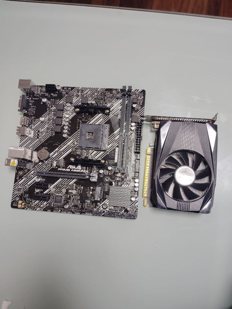 マザーボード AMD PRIME A520M K RTX 1060 1fan
