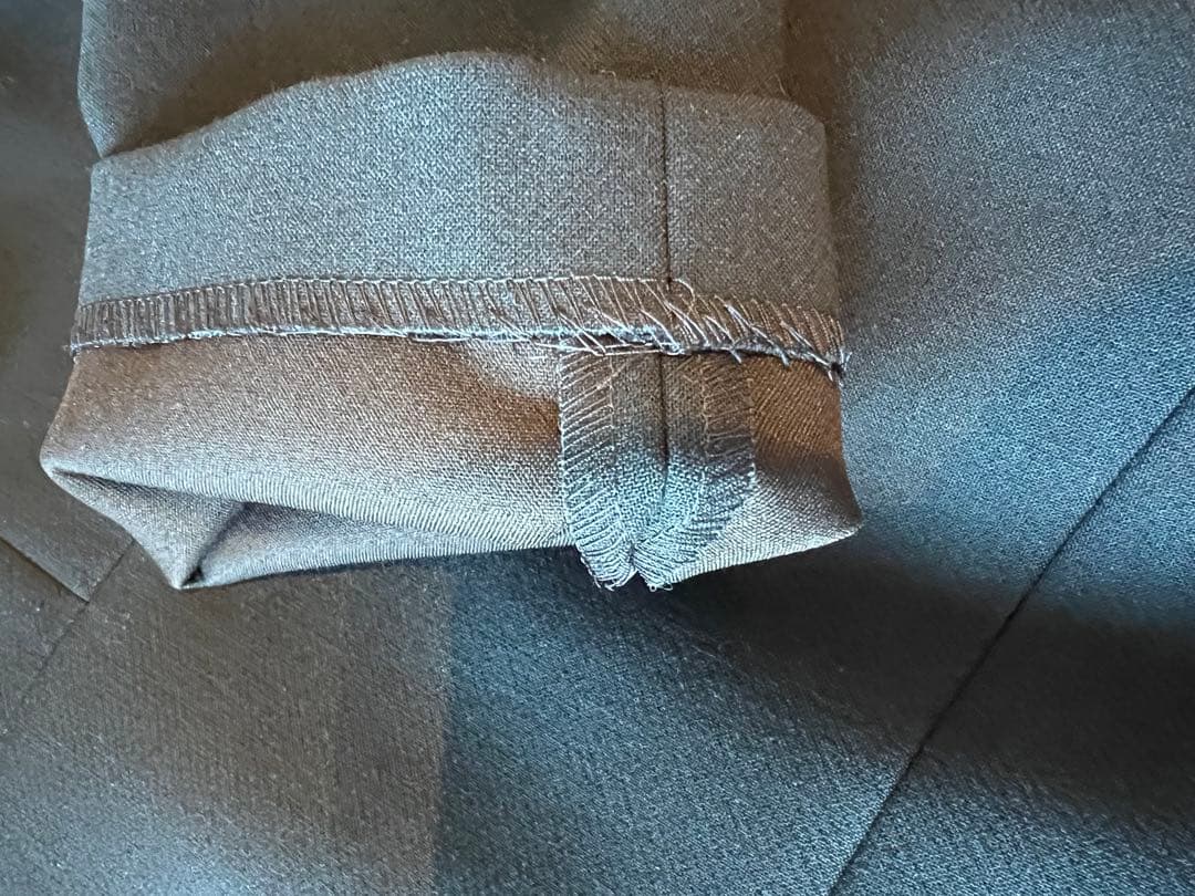 YOKO CHAN ネイビーひざ丈ワンピース