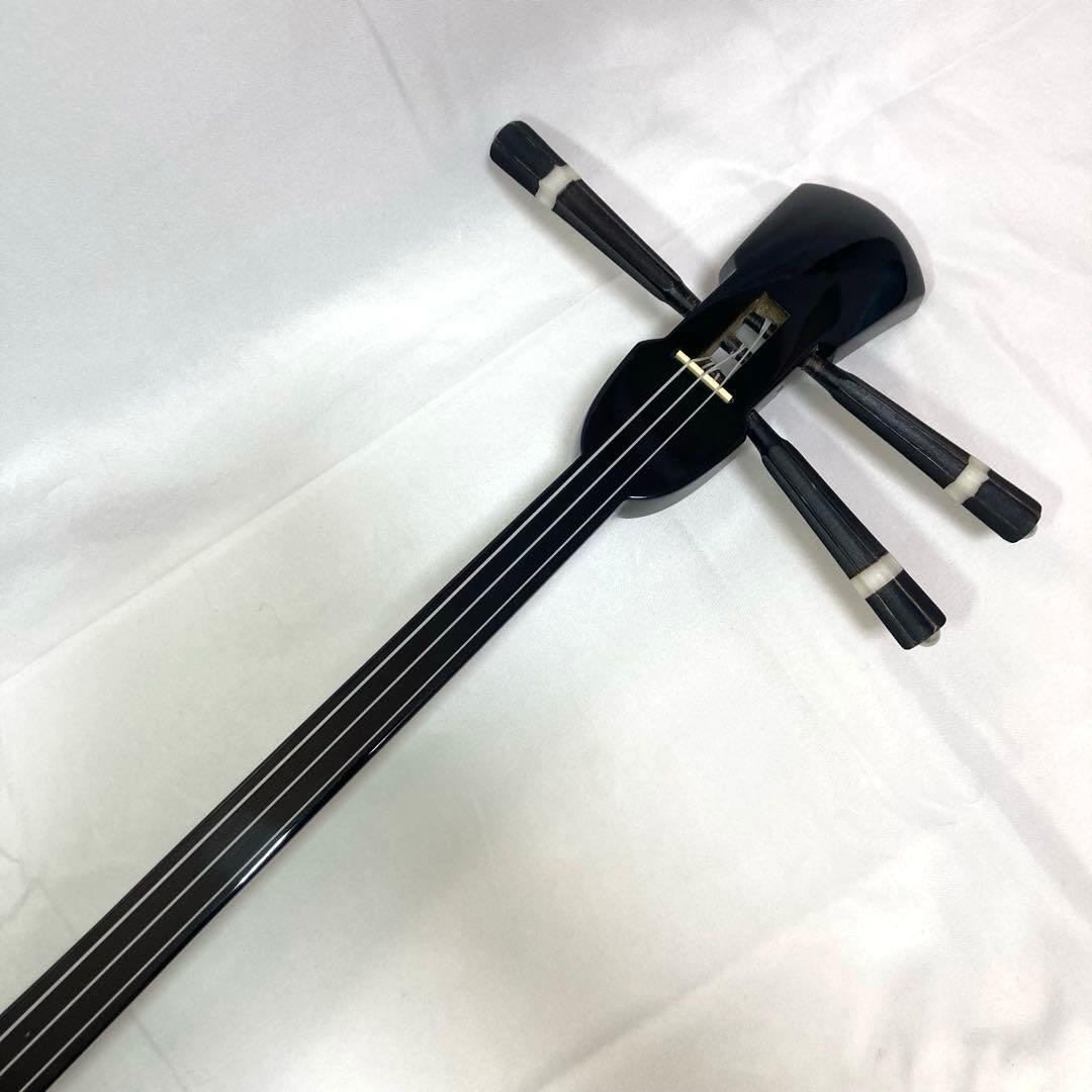 【美品】三線 沖縄 教本 付属品 初心者 人工皮 蛇革 蛇皮 和楽器