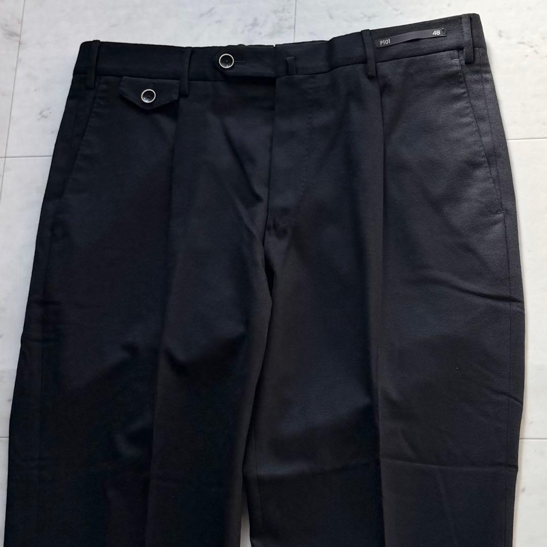 PT01 ジェントルマンフィット ストレッチ スラックスパンツ ウール 48