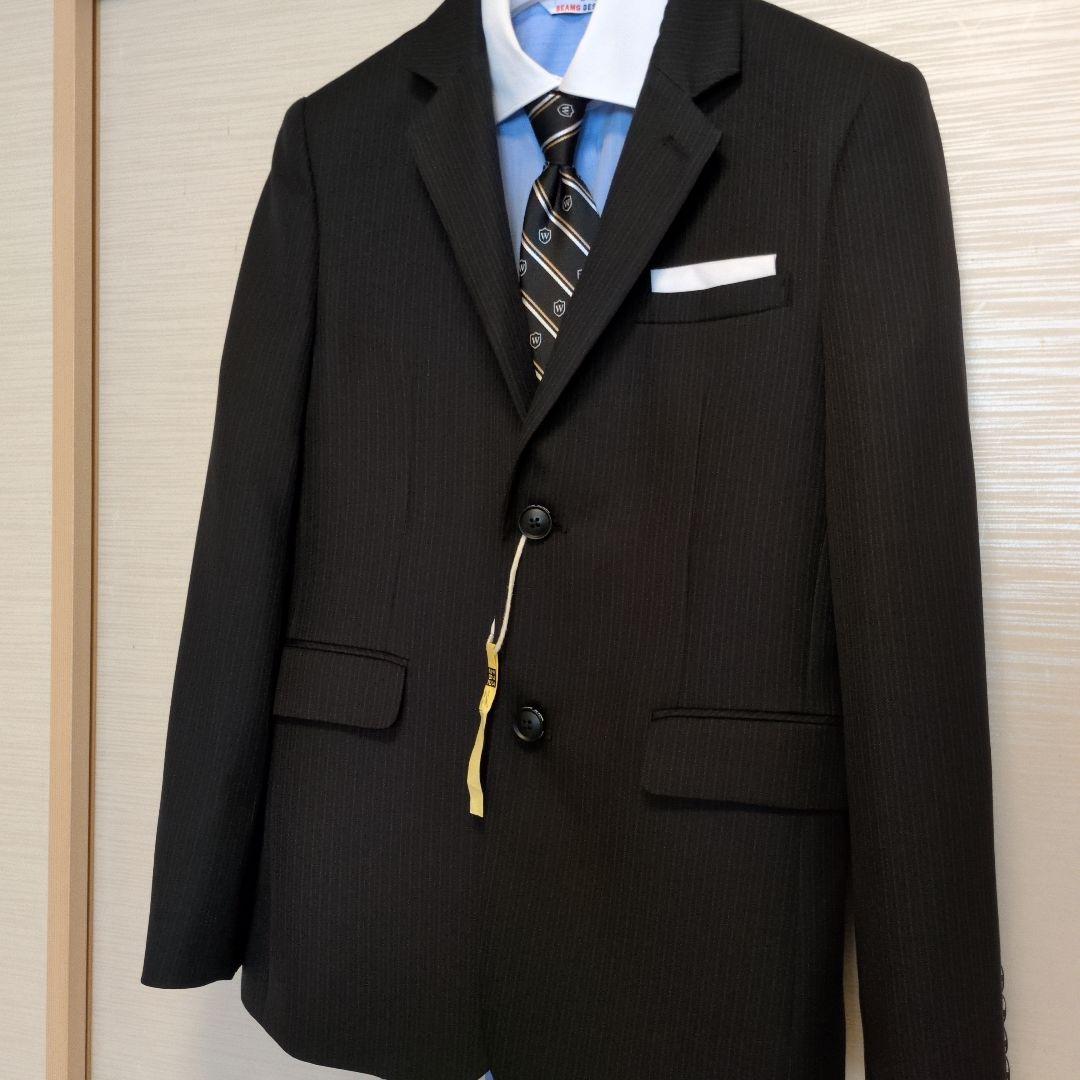 BEAMS waltz ブラックストライプ フォーマルスーツ
