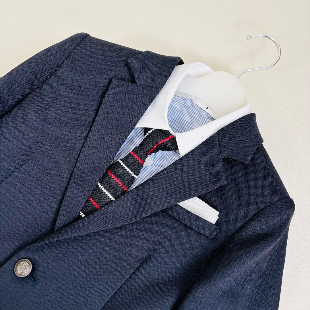 2638【未使用品】ショパン 日本代表コラボ 130cm 上下セット ネイビー