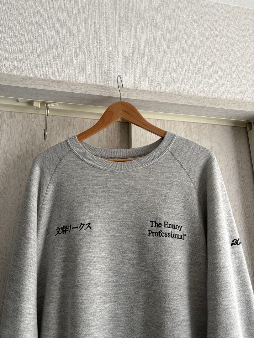 【最安値】ENNOY × 文春リークス 週刊文春 スウェットXLサイズ グレー