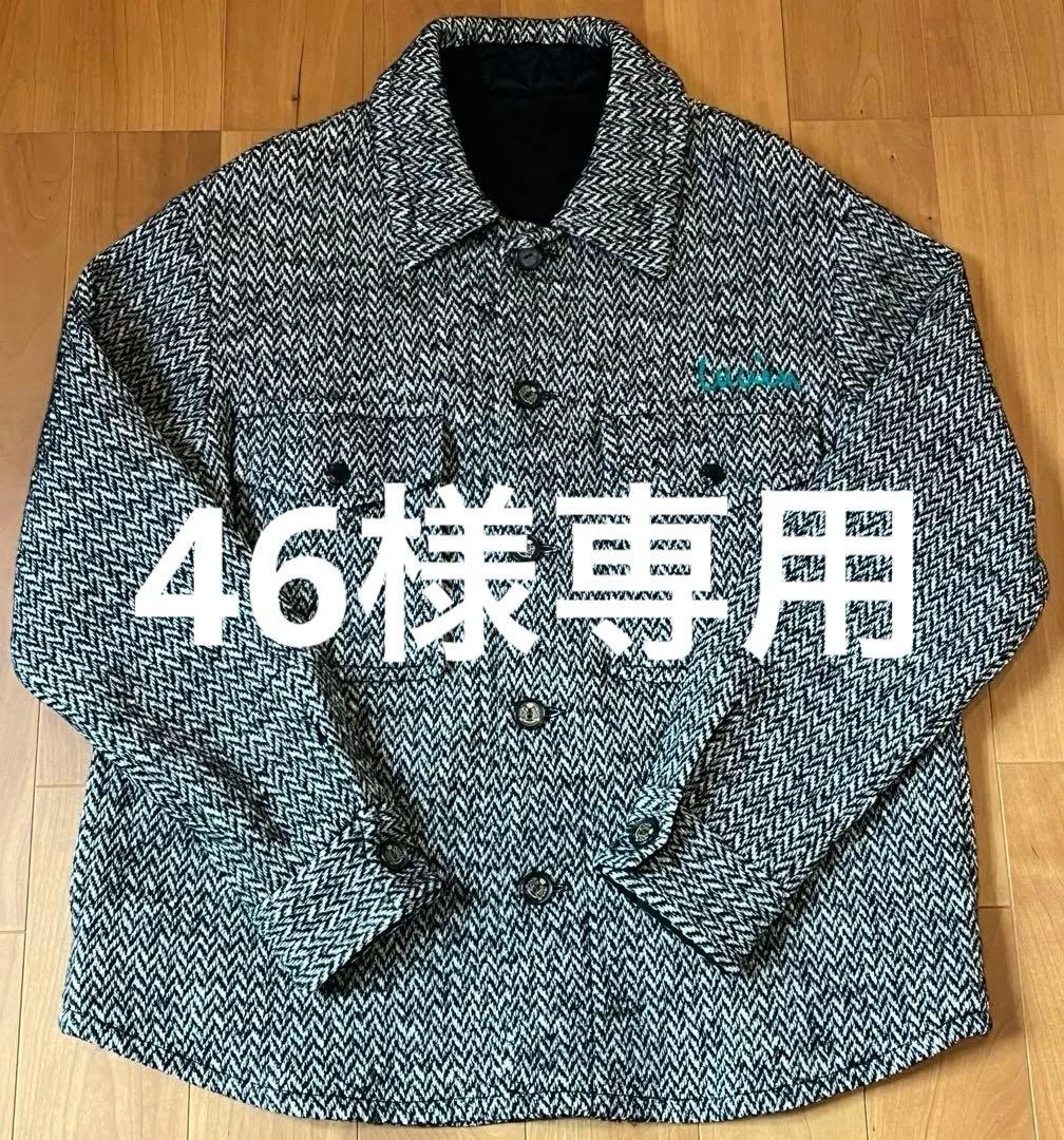 美品 ルシアンペラフィネ 刺繍入 シャツジャケット ジャガード柄