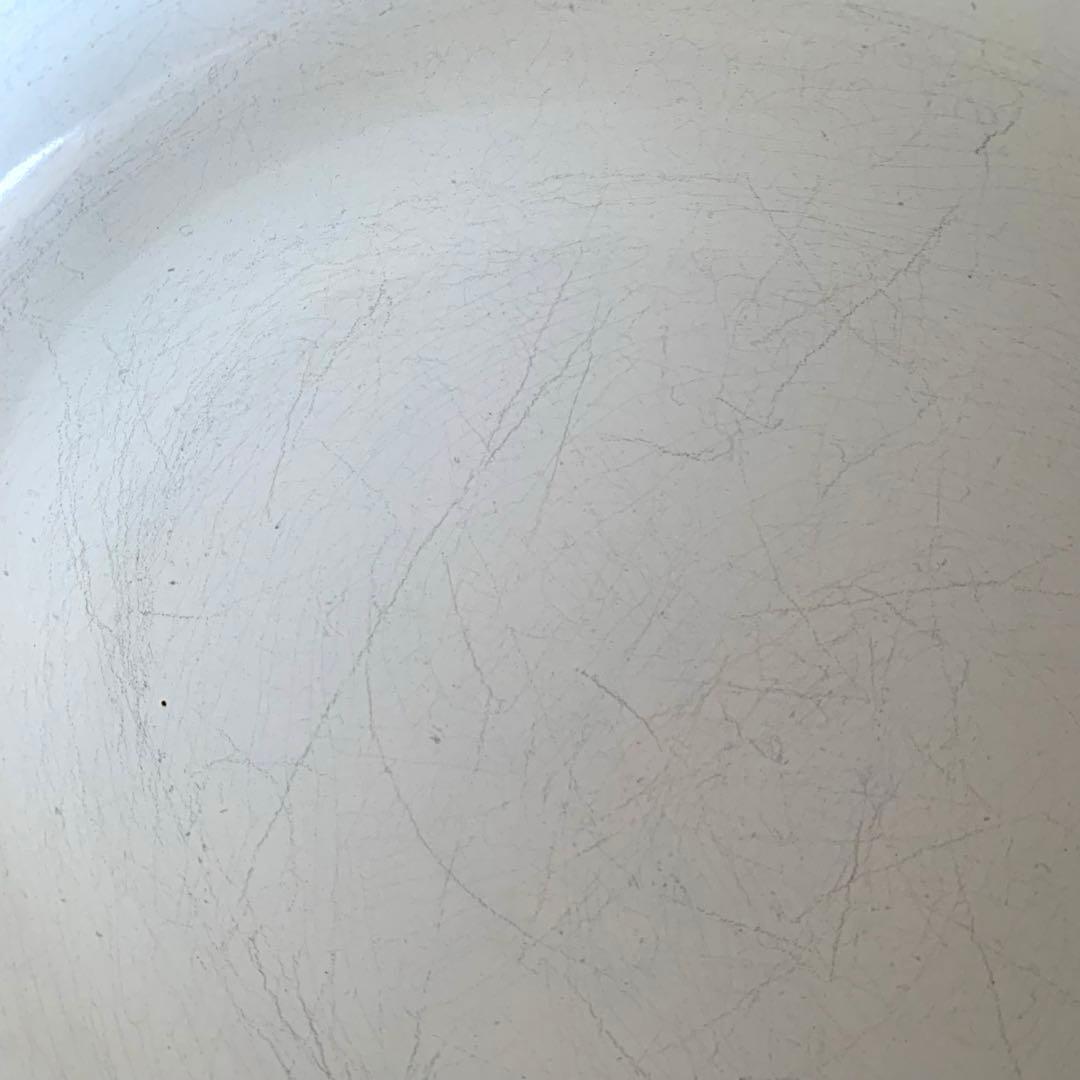 【スージ】LE CREUSET 両手鍋 27cm オーバル ホワイト