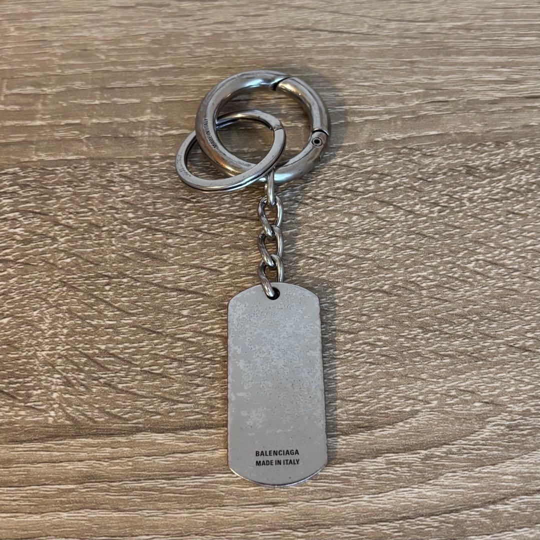 i*a様 BALENCIAGA TAGS ドックタグ キーホルダー