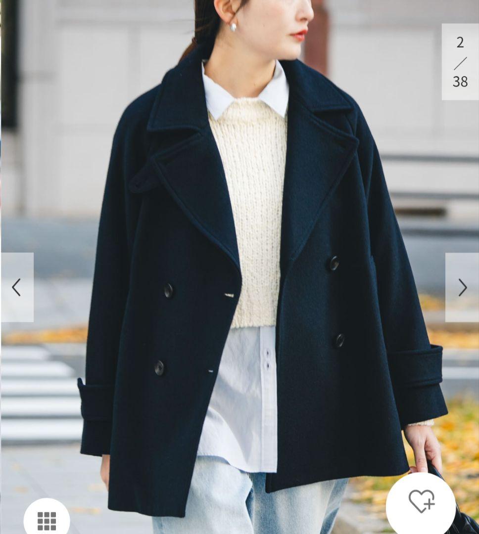 ★新品　URBAN RESEARCH　 スーパー100メルトンPコート　2025