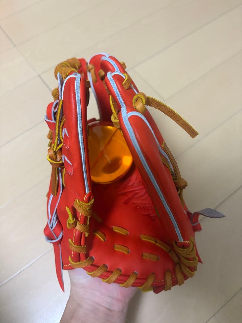 m*a様 ミズノプロ 硬式 内野 オーダー グラブ hagaジャパン 型付け済み