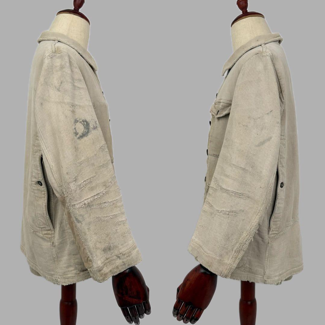 ADOLPHE LAFON 30s 40s ボロハンティングジャケット フランス