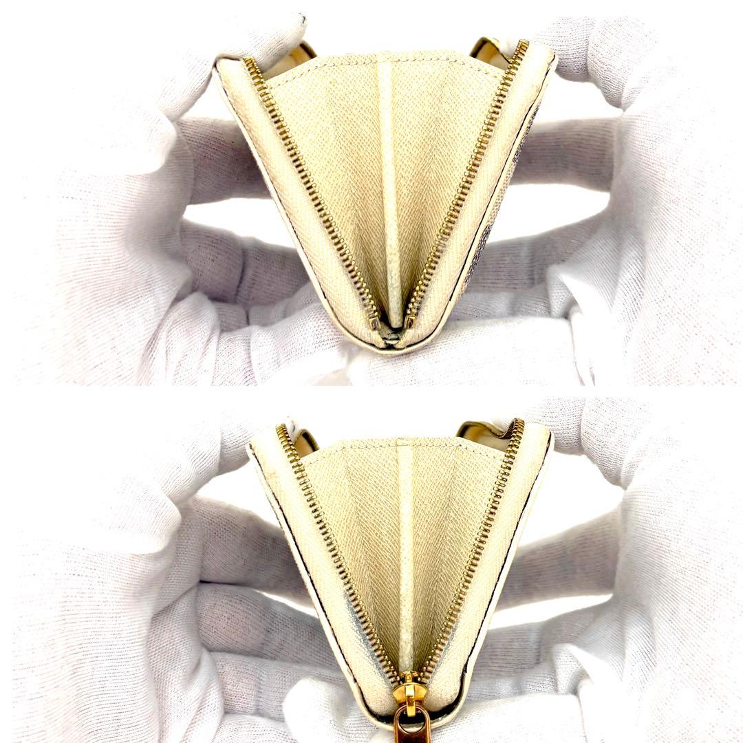 ルイヴィトン ダミエ アズール ジッピーパース ラウンドジップ 小銭入れ