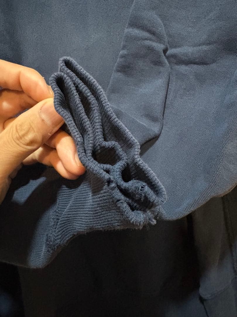 ネイビー　チャンピオン XL リバースウィーブ　スウェット　90s USA製