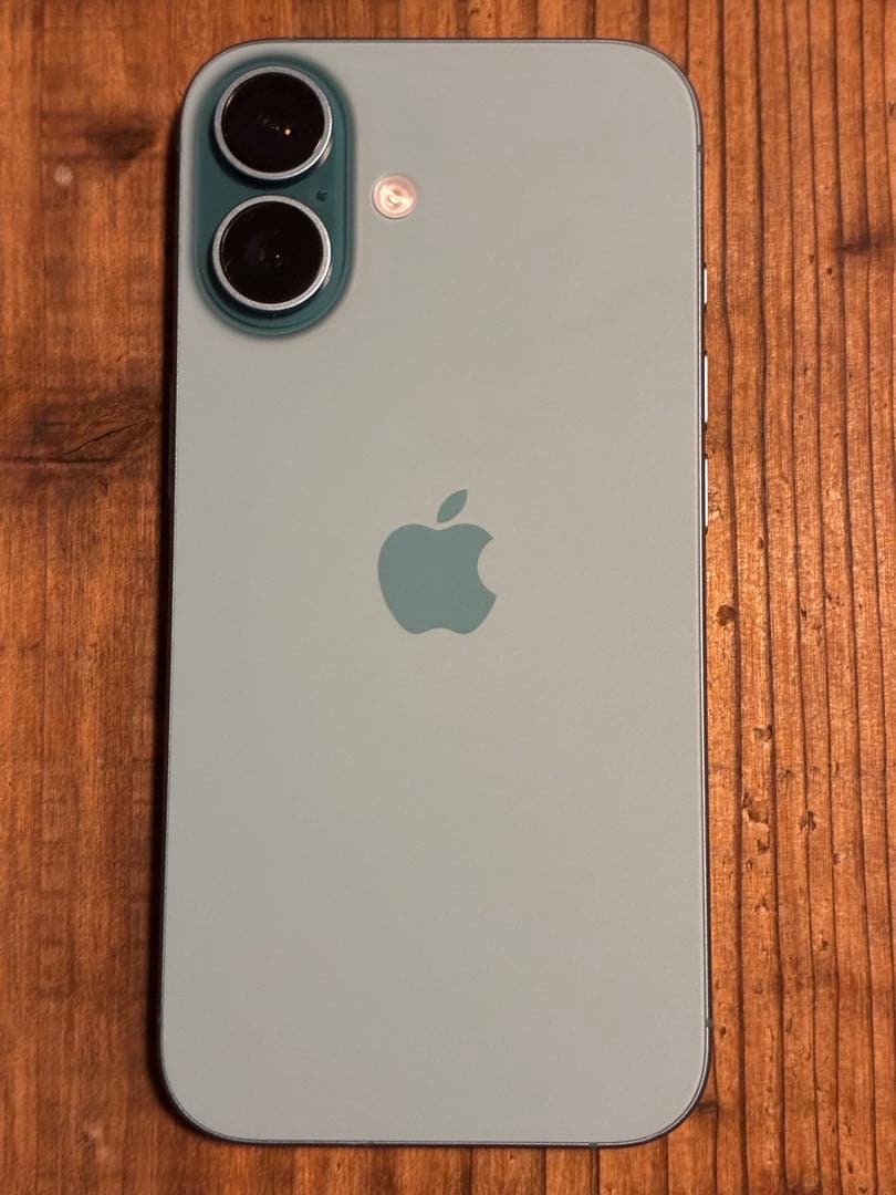iPhone 16 256GB ティール 画面割れ ジャンク
