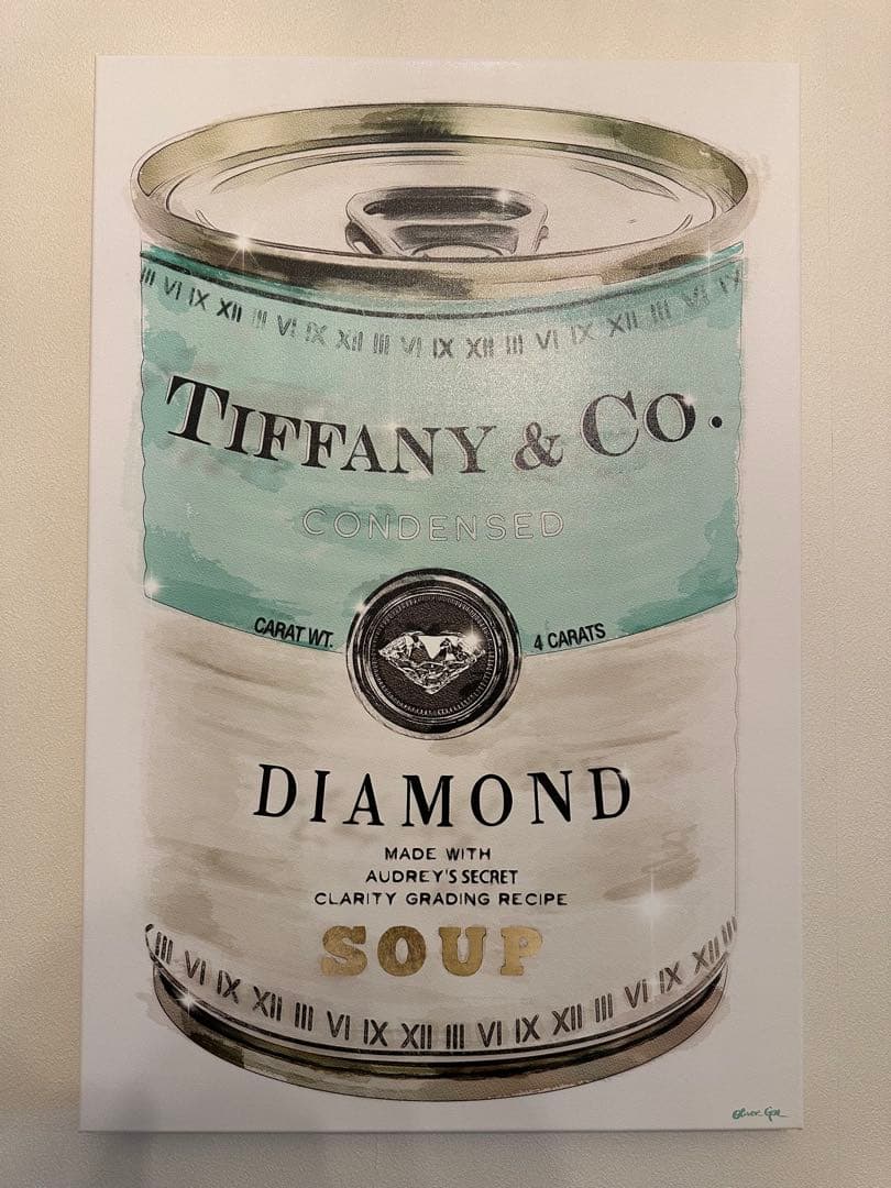 Oliver Gal ティファニー キャンバスアート Priceless Can